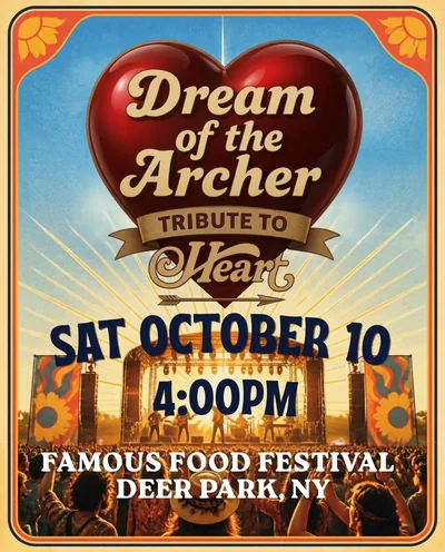 Dream of the Archer flyer for Famous Food on Oct 10, 2026