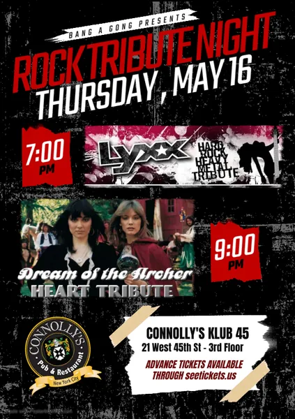 Dream of the Archer flyer for Connolly's on May 16, 2024