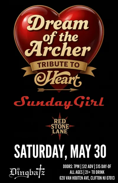 Dream of the Archer flyer for Dingbatz on May 30, 2026